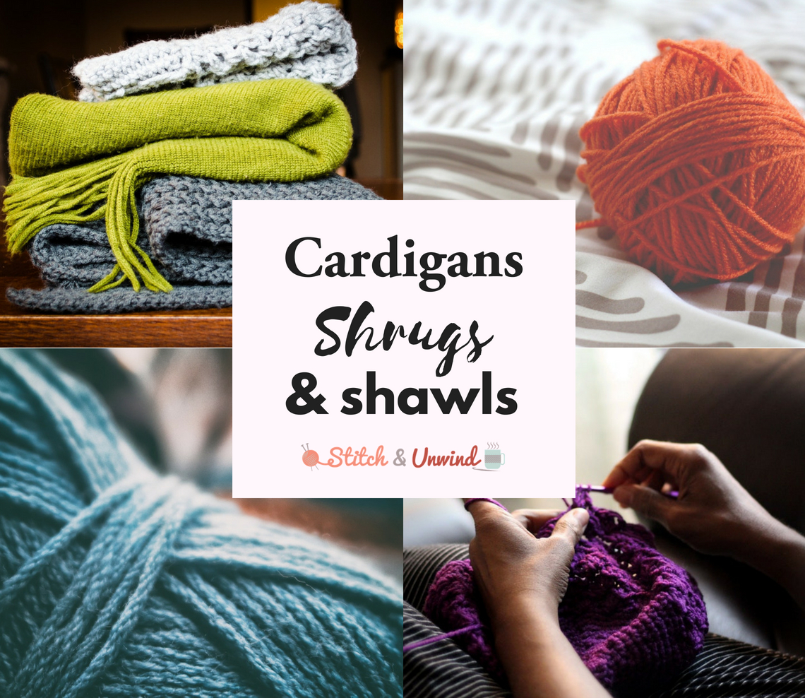 Free Knitting Patterns For Shrugs And Wraps Free Patterns Cardigans Shrugs And Shawls Oh My Stitch And Unwind