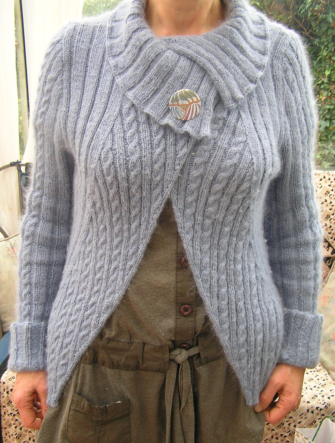 Free Knitting Patterns For Shrugs And Wraps Wrap Cardigan Knitting Patterns In The Loop Knitting