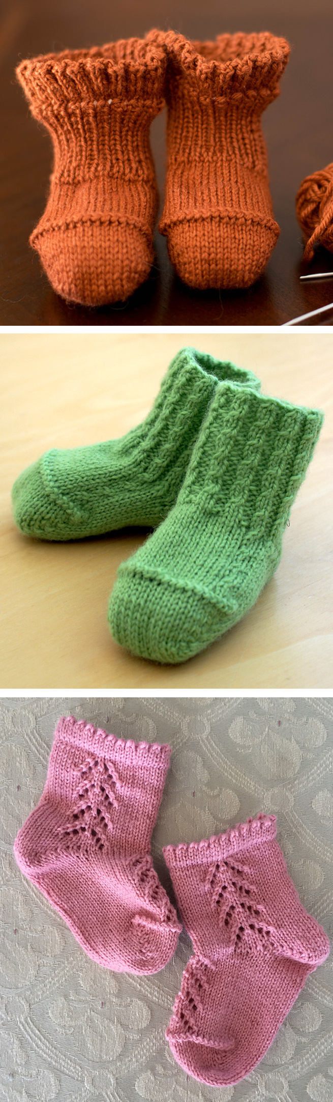 Free Knitting Patterns For Socks On Four Needles Ba Booties Knitting Patterns In The Loop Knitting