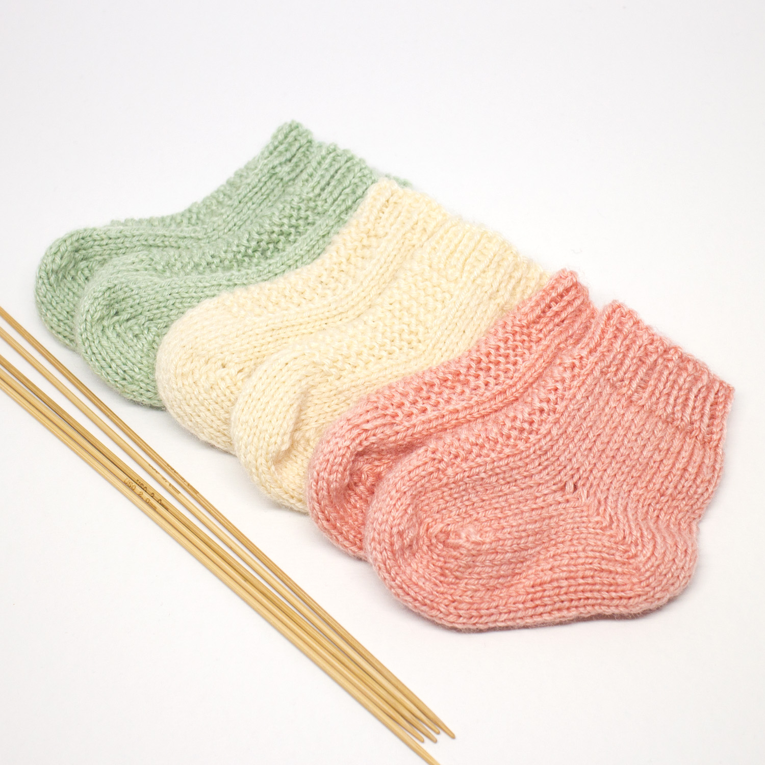 Free Knitting Patterns For Socks On Four Needles Knitted Ba Socks Mhu