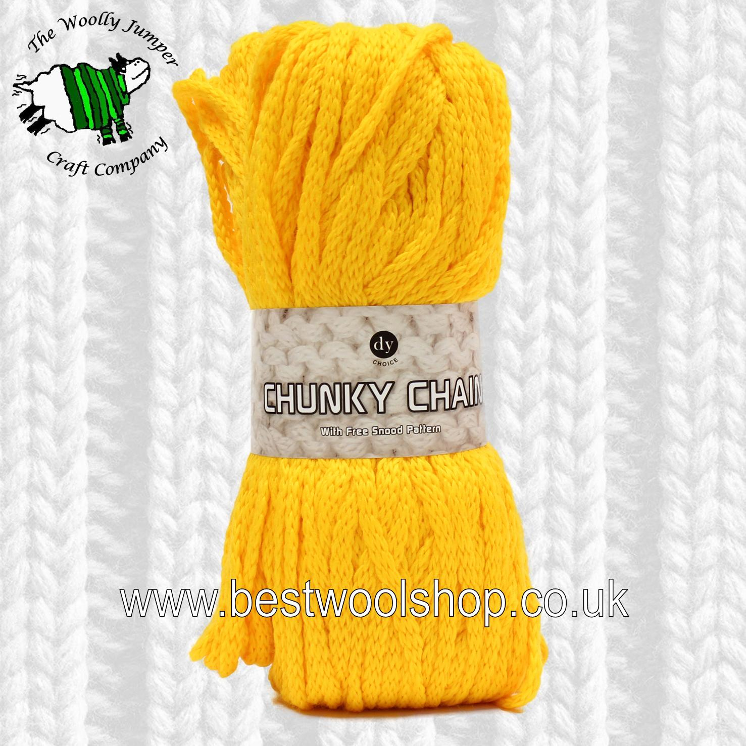 Free Knitting Patterns For Super Chunky Yarn 605 Sunshine Dy Choice Chunky Chain Super Chunky Knitting Crochet Yarn From Designer Yarns With Free Snood Knitting Pattern