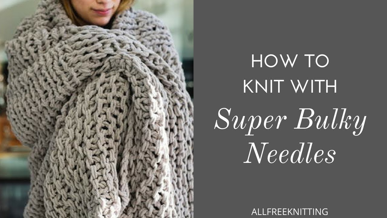 Free Knitting Patterns For Super Chunky Yarn Chunky Arm Knitted Blanket Allfreeknitting