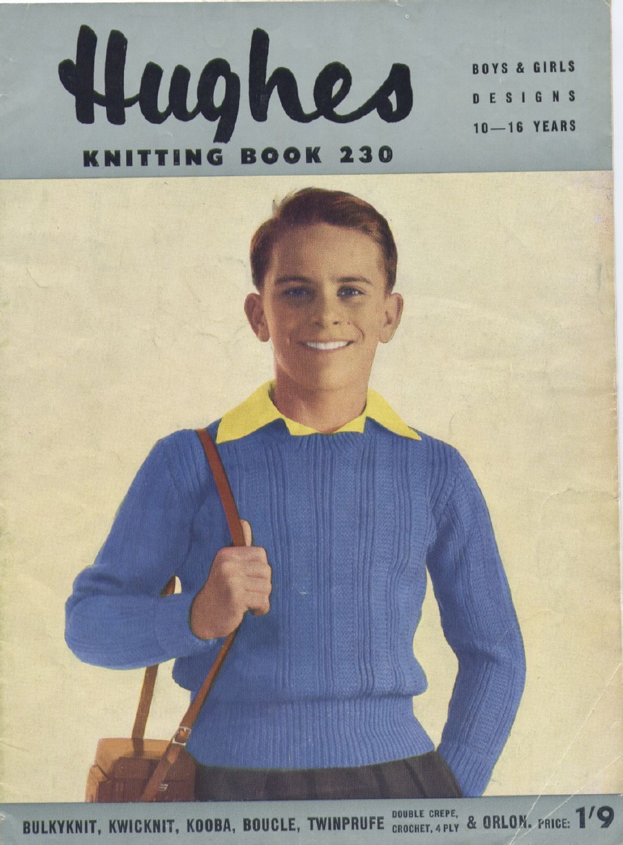Free Knitting Patterns For Teens The Vintage Pattern Files 1950s Knitting Teenage Patterns Hughes