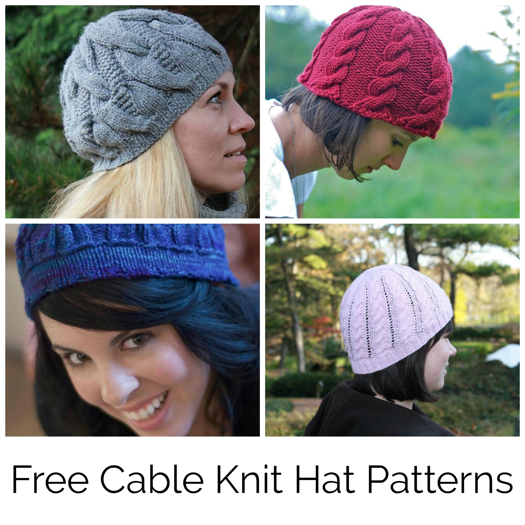 Free Knitting Patterns For Toques Find Your Favorite Free Cable Knit Hat Pattern