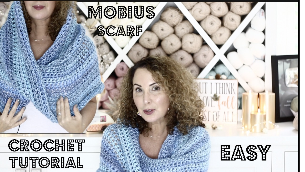 Free Mobius Scarf Knitting Pattern Annoos Crochet World Delicious Mobius Scarfheadscarf