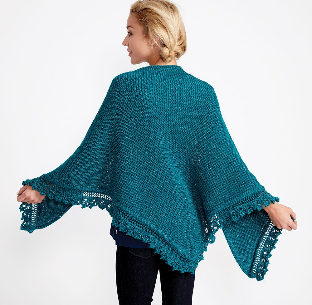 Free Patterns For Knitted Shawls Free Lace Edge Knit Shawl Pattern
