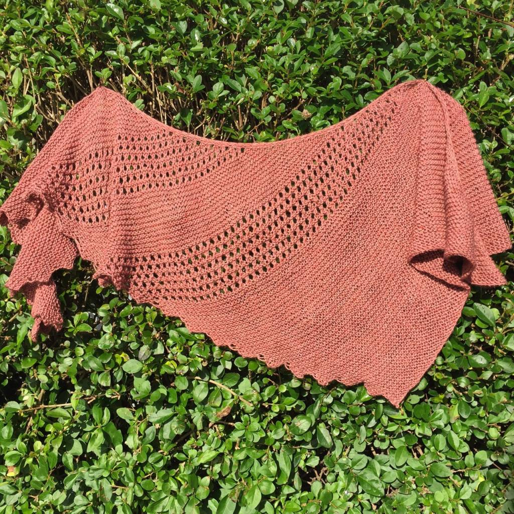 Free Patterns For Knitted Shawls Knitting Pattern One Skein Shawl