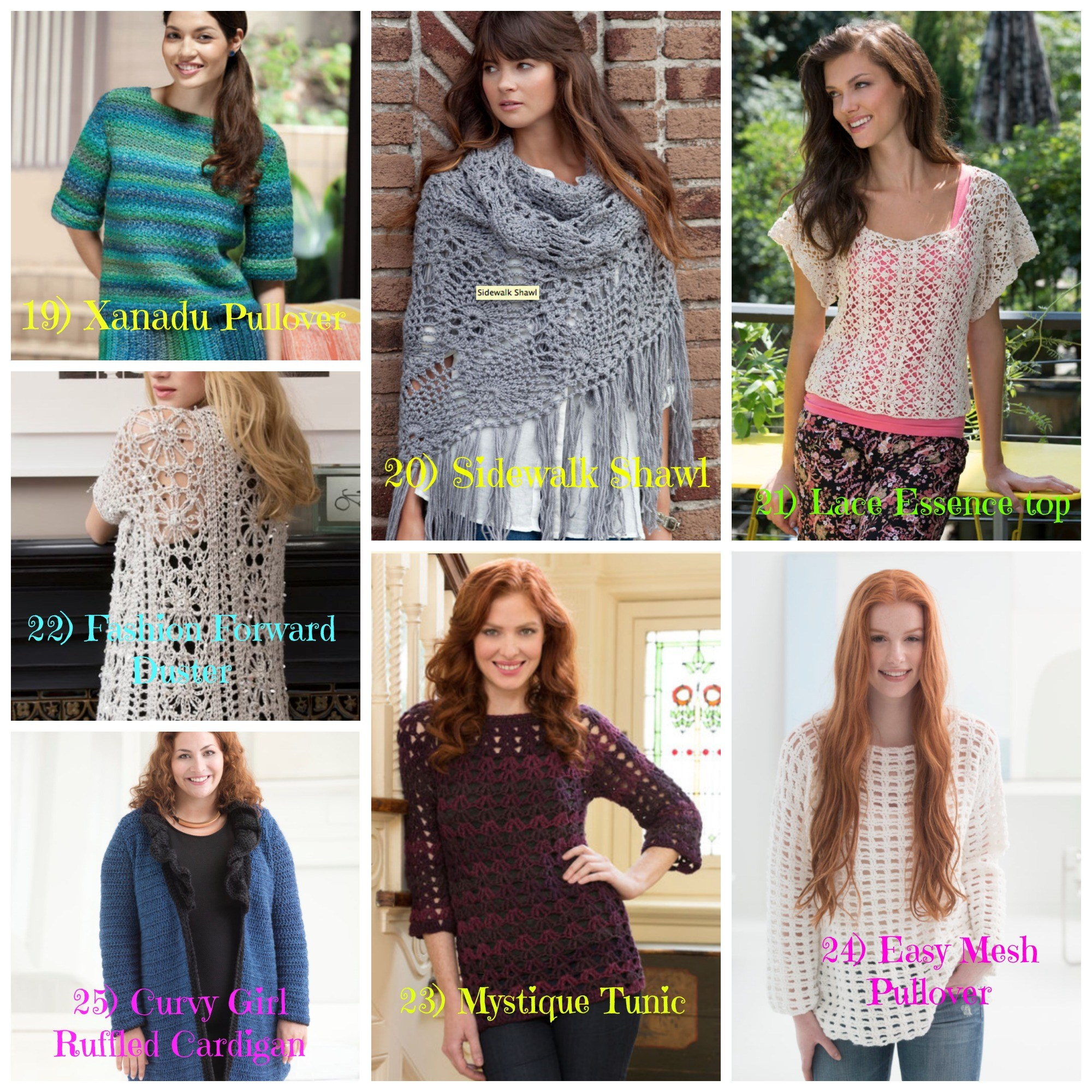 Free Plus Size Knitting Patterns 25 Plus Size Free Crochet Garment Pattern Round Up All Crafts
