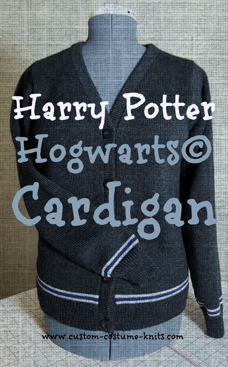 Free Plus Size Knitting Patterns Harry Potter Cardigan Sweater Custom Costume Knits