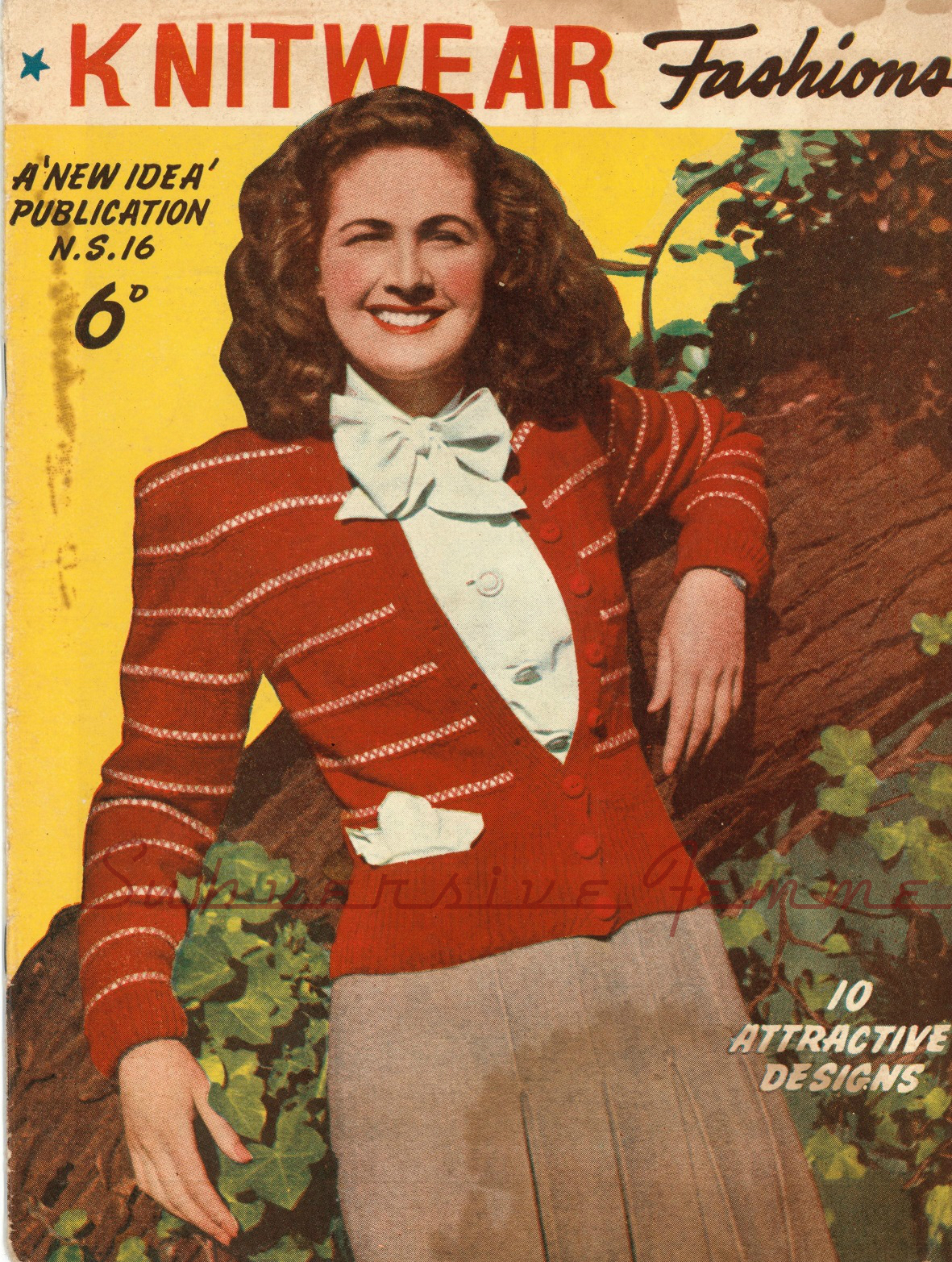 Free Plus Size Knitting Patterns The Vintage Pattern Files 1940s Knitting High Light Cardigan