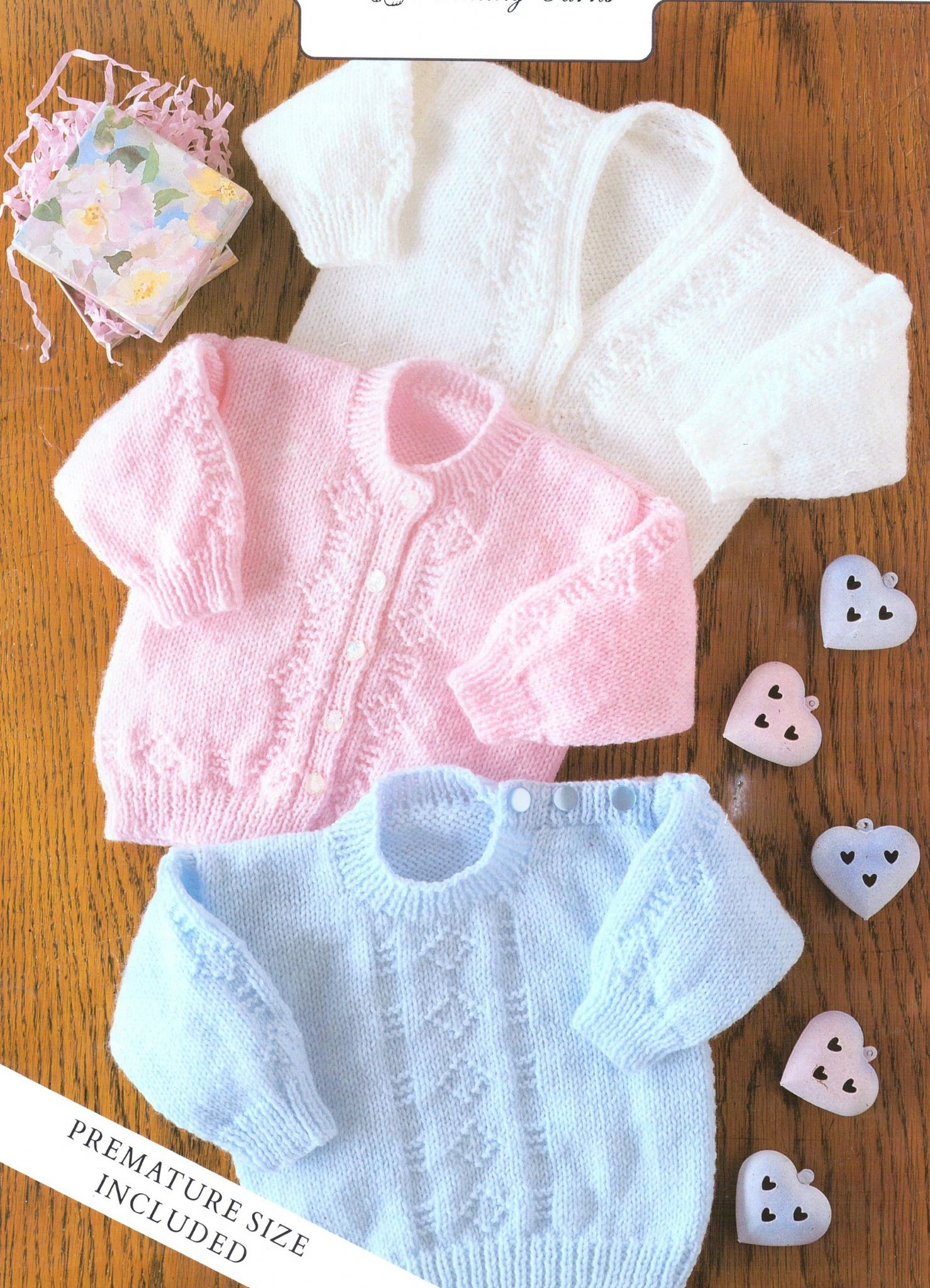 Free Uk Baby Knitting Patterns Pdf Digital Premature Ba Knitting Pattern Sweaters Cardigans Dk