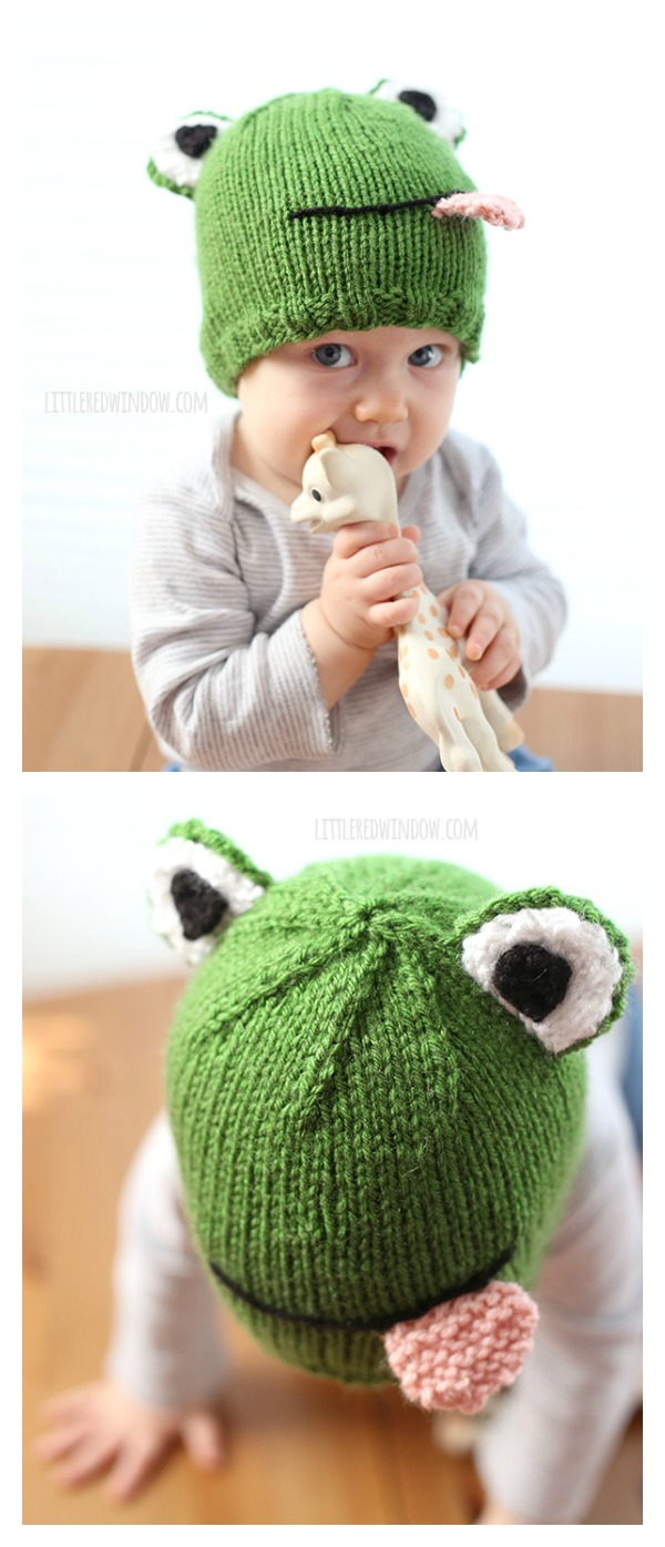 Frog Hat Knitting Pattern Frog Hat Free Knitting Crochet Patterns