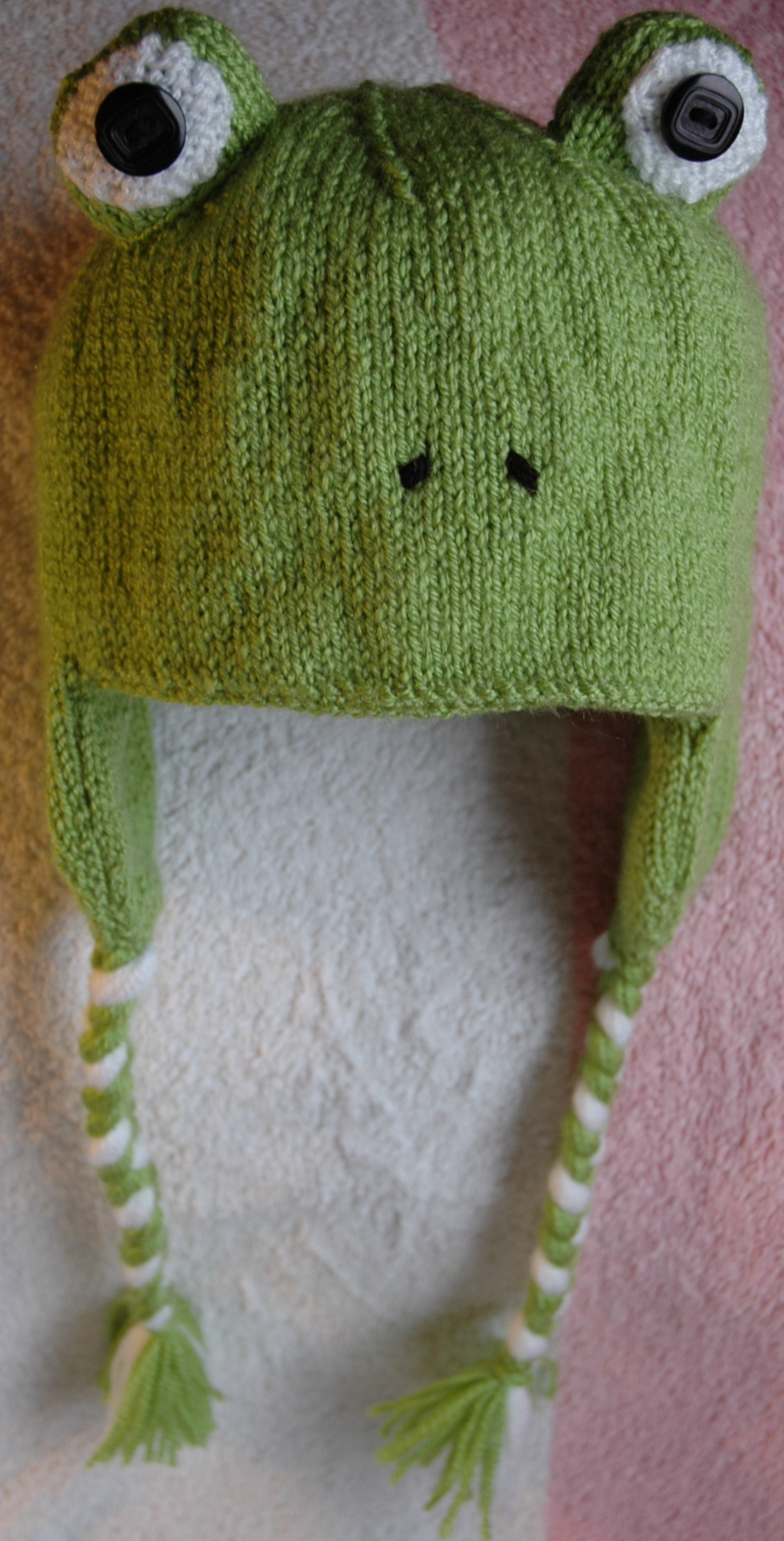 Frog Hat Knitting Pattern Green Frog Hat Knits R Us