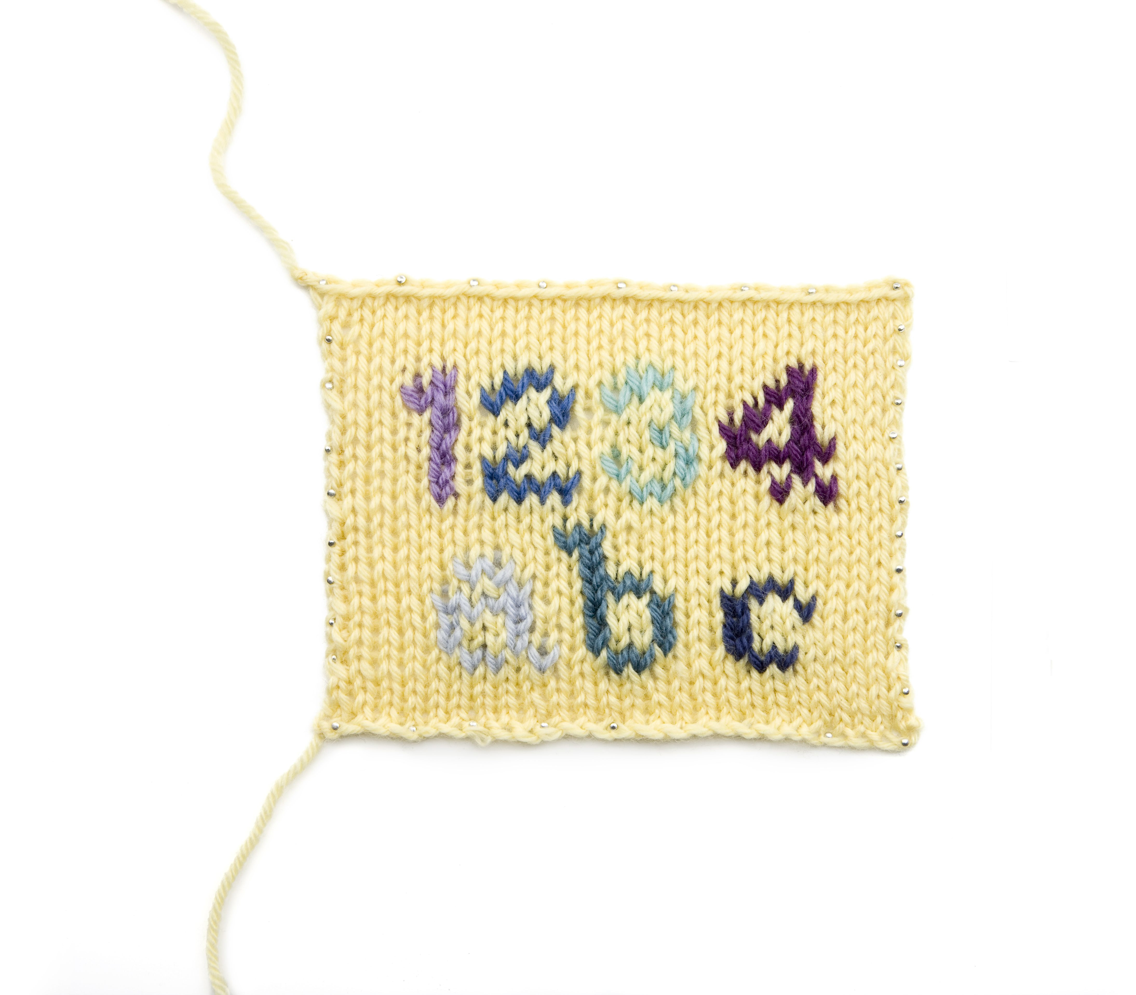 Graph Paper For Knitting Patterns Knitting Letters Upper Case Alphabet Chart