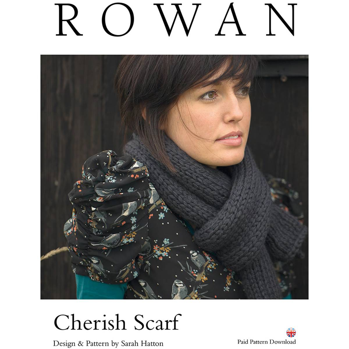 Hand Knit Scarf Pattern Rowan Cherish Scarf Digital Pattern