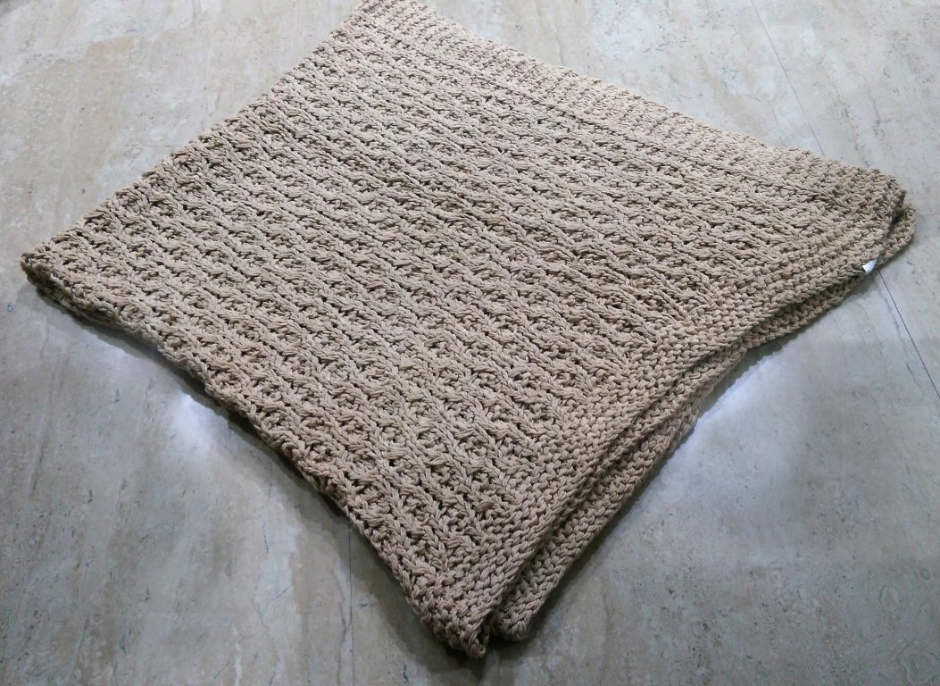 Hand Knitted Throw Patterns V Knitted Hexagon Hand Knit Throw With Border