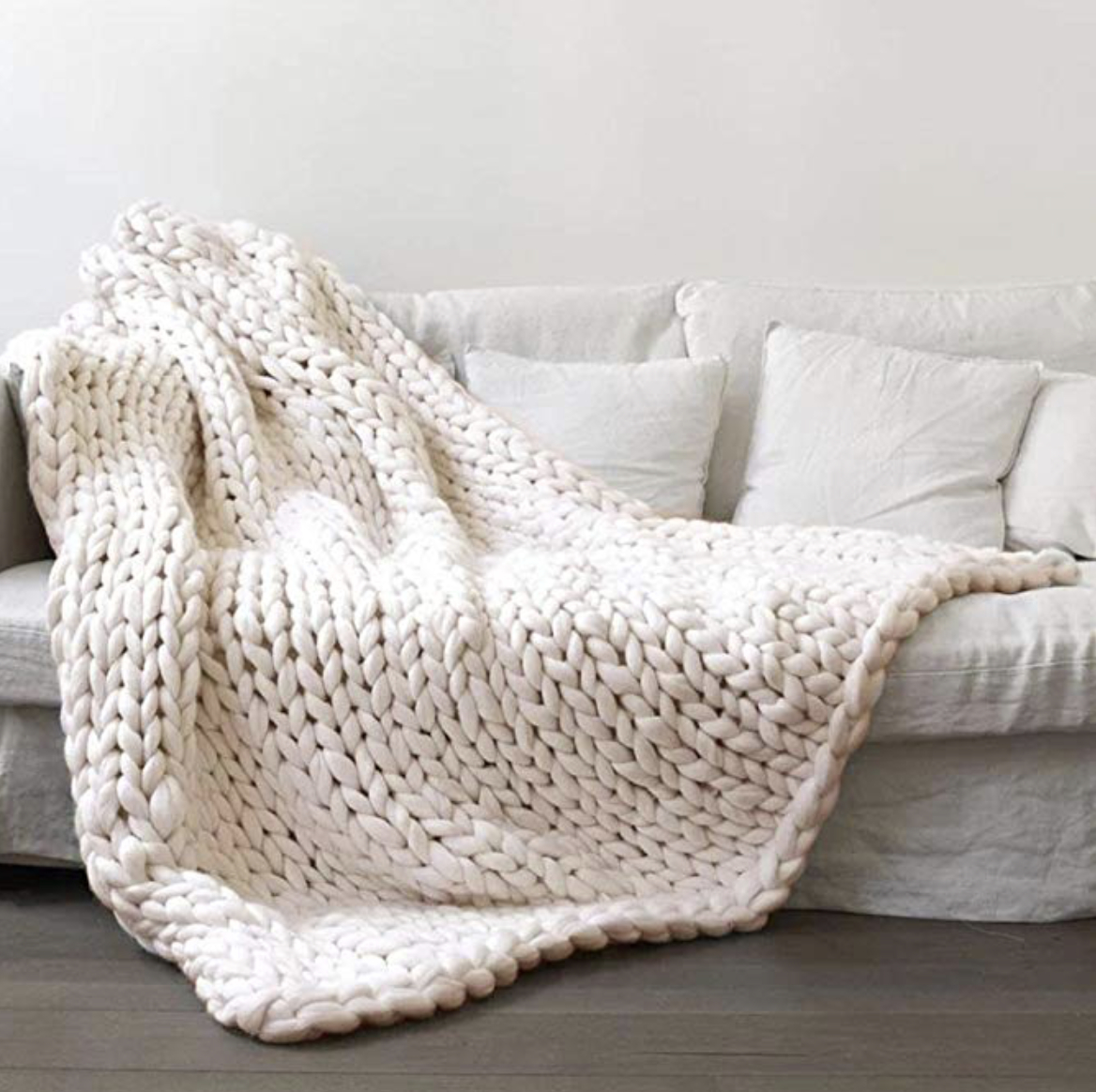 Hand Knitted Throw Patterns Winter Warm Hand Knitted Throw Blanket The Pickled Rose