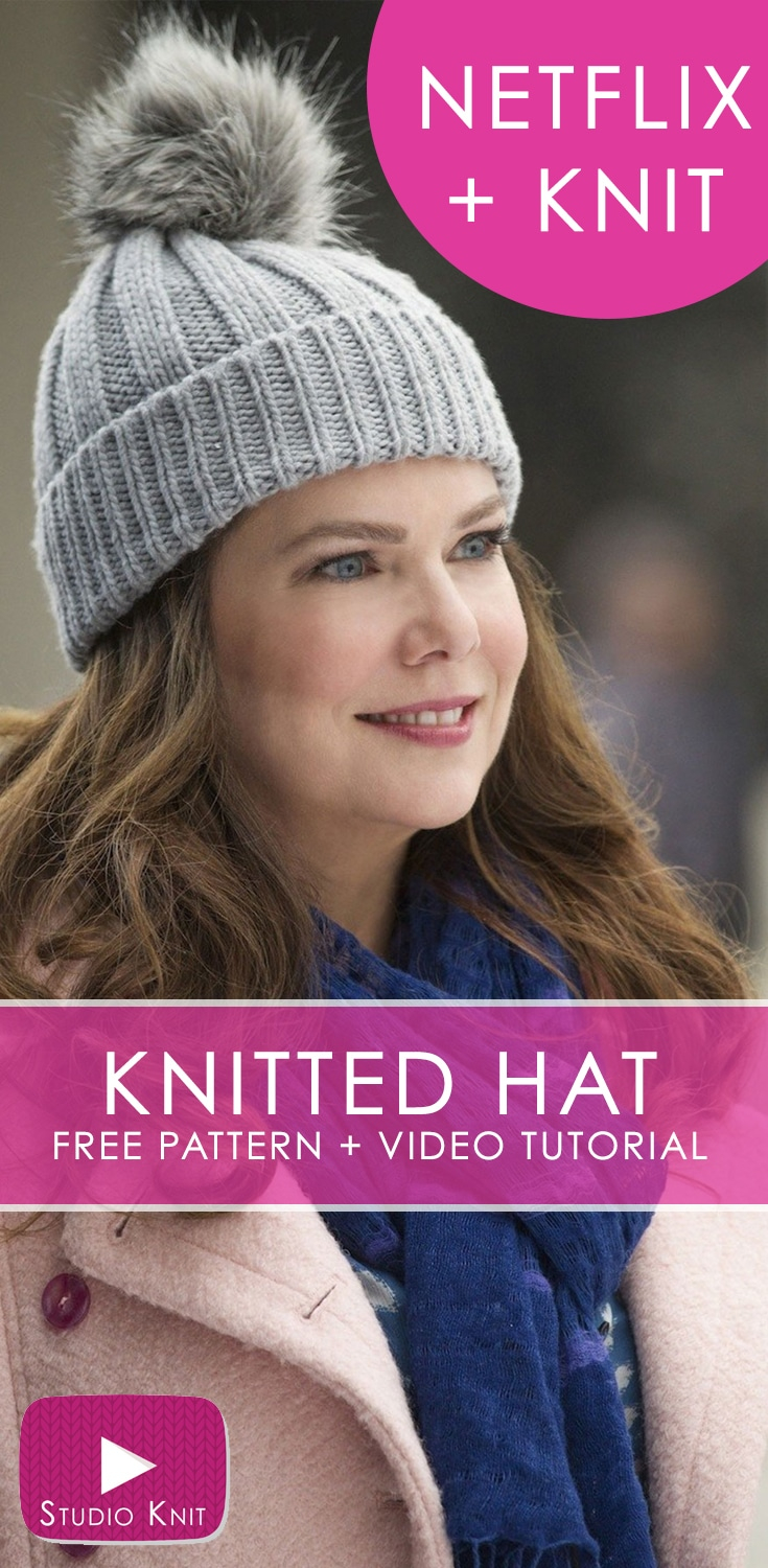 Hats To Knit Free Patterns Gilmore Girls Hat Knitting Pattern Studio Knit