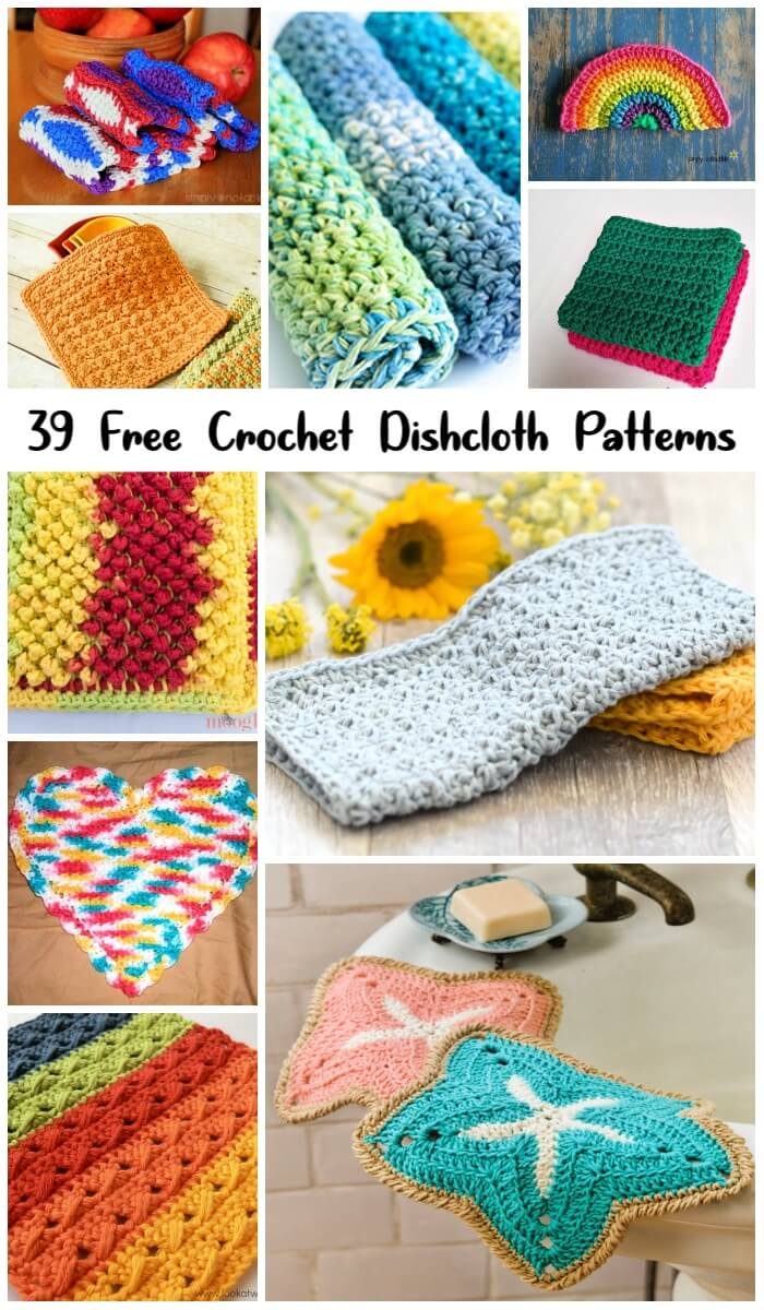 Heart Shaped Dishcloth Knitting Pattern 39 Free Crochet Dishcloth Patterns Diy Crafts