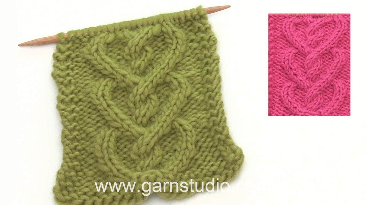Heart Shaped Dishcloth Knitting Pattern How To Knit A Cable Shaped Like A Heart