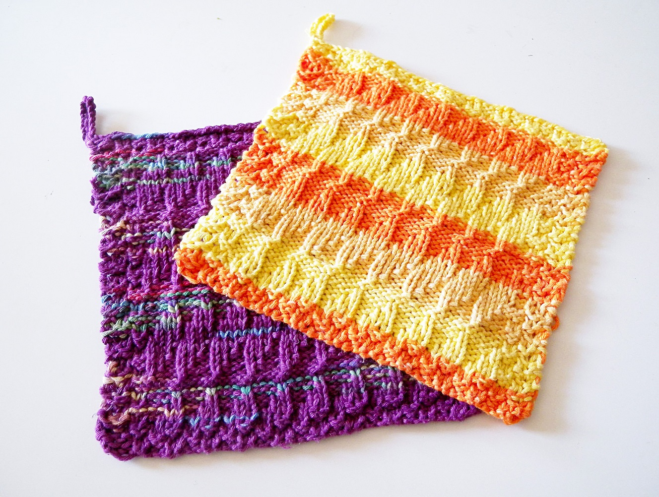 Heart Shaped Dishcloth Knitting Pattern Knitting Pattern For A Reversible Potholder Or Dishcloth Papaya