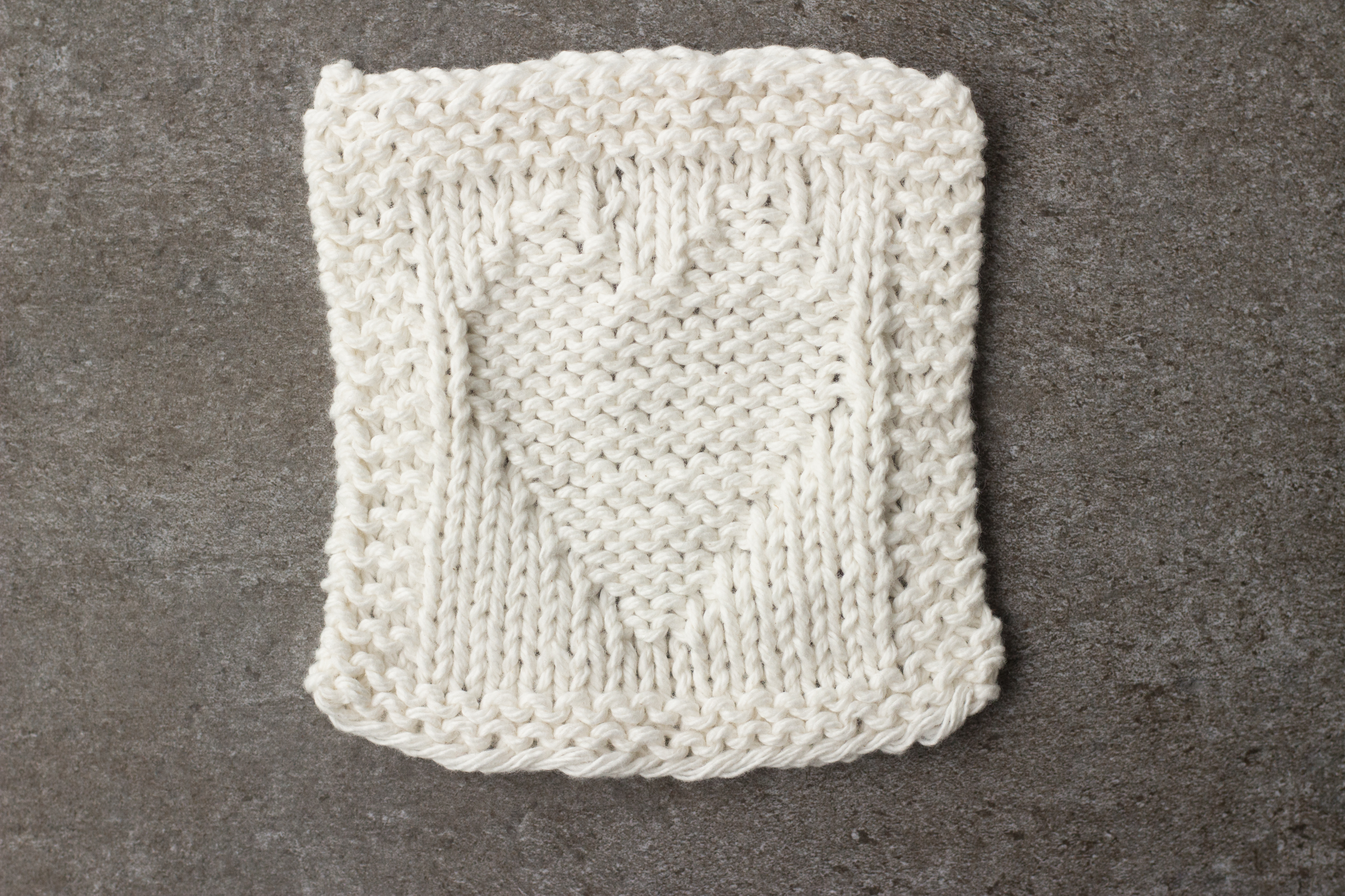 Heart Shaped Dishcloth Knitting Pattern Reverse Stockinette Stitch How To Design Reversible Knitting