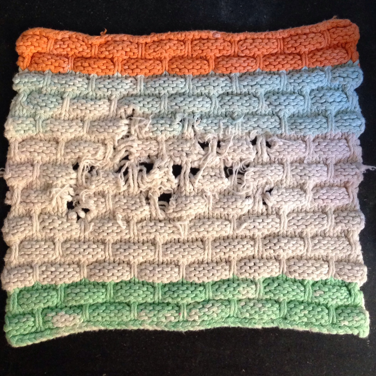 Heart Shaped Dishcloth Knitting Pattern The Cobblers Dishrag Drawer Mason Dixon Knitting