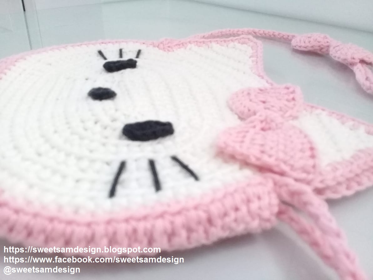 Hello Kitty Knitting Patterns Free Cute Hello Kitty Crochet Messenger Bag Free Pattern