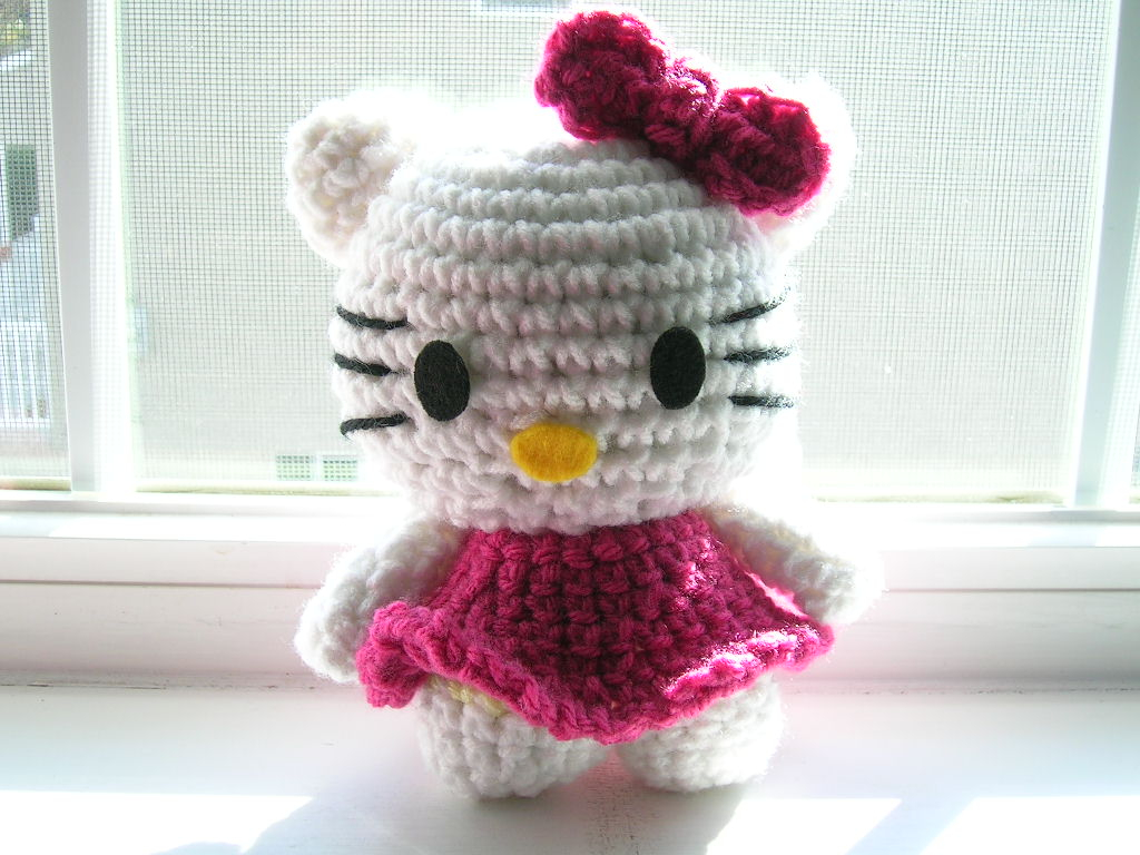Hello Kitty Knitting Patterns Free Free Hello Kitty Crochet Pattern Easy Crochet Patterns