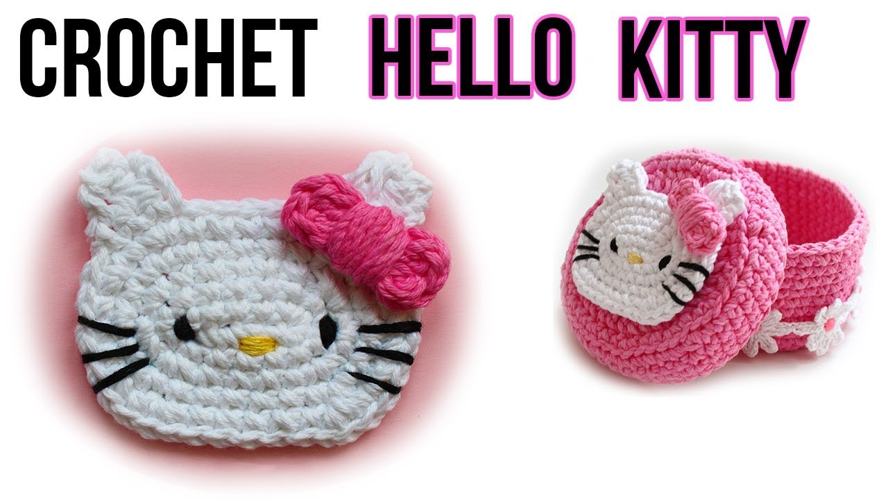 Hello Kitty Knitting Patterns Free How To Crochet Hello Kitty Free Tutorial Pattern Easy Crochet