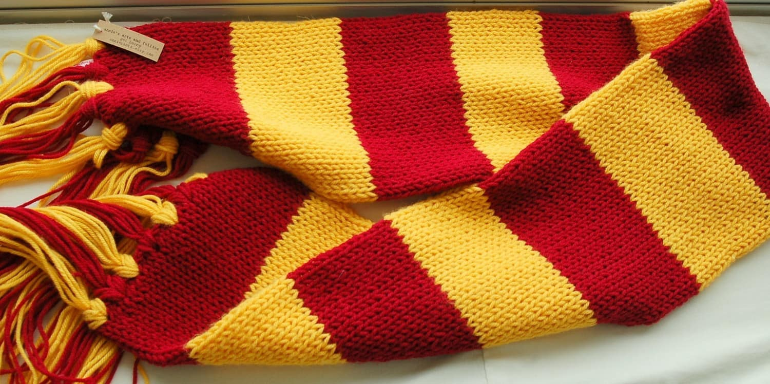 Hogwarts House Scarf Knitting Pattern 3 Interesting Harry Potter Scarf Knitting Pattern Sizzle Stich