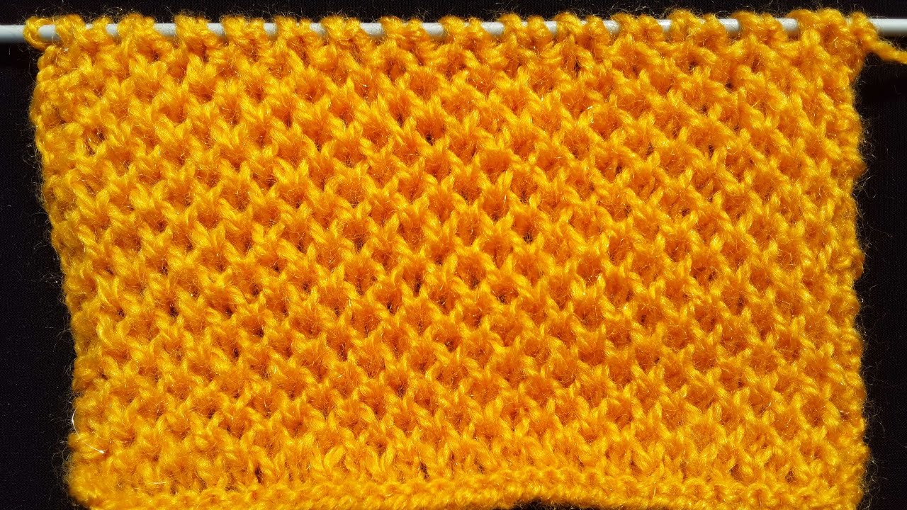 Honeycomb Knitting Stitch Pattern 53 Honeycomb Stitch Knitting Pattern Hindi