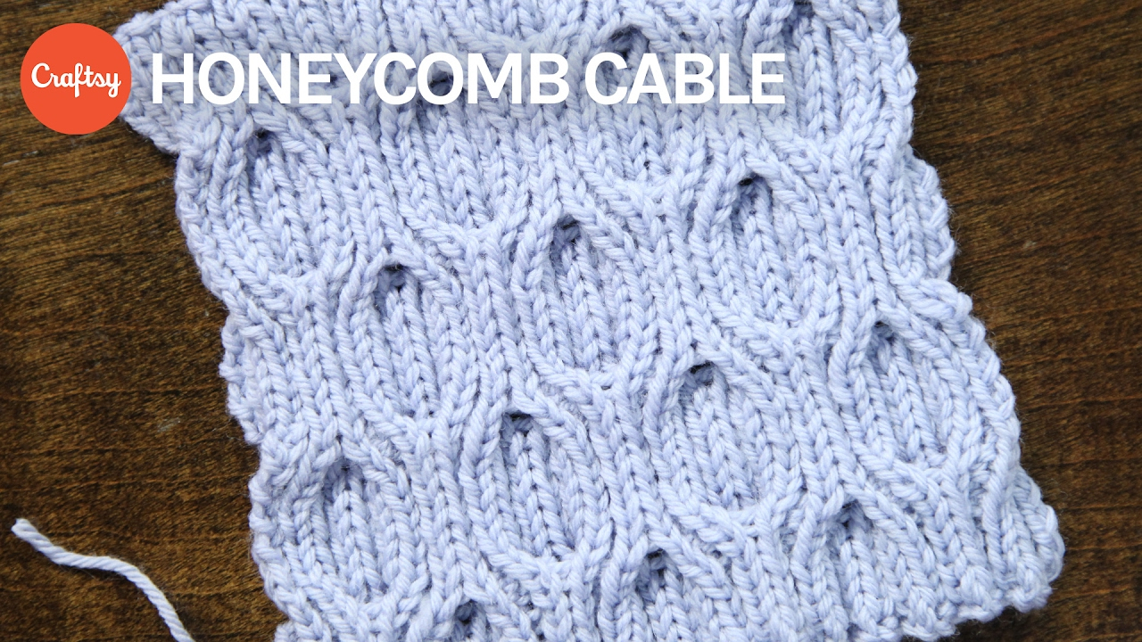 Honeycomb Knitting Stitch Pattern How To Knit Honeycomb Cables Theyre Reversible Knitting Tutorial With Melissa Leapman