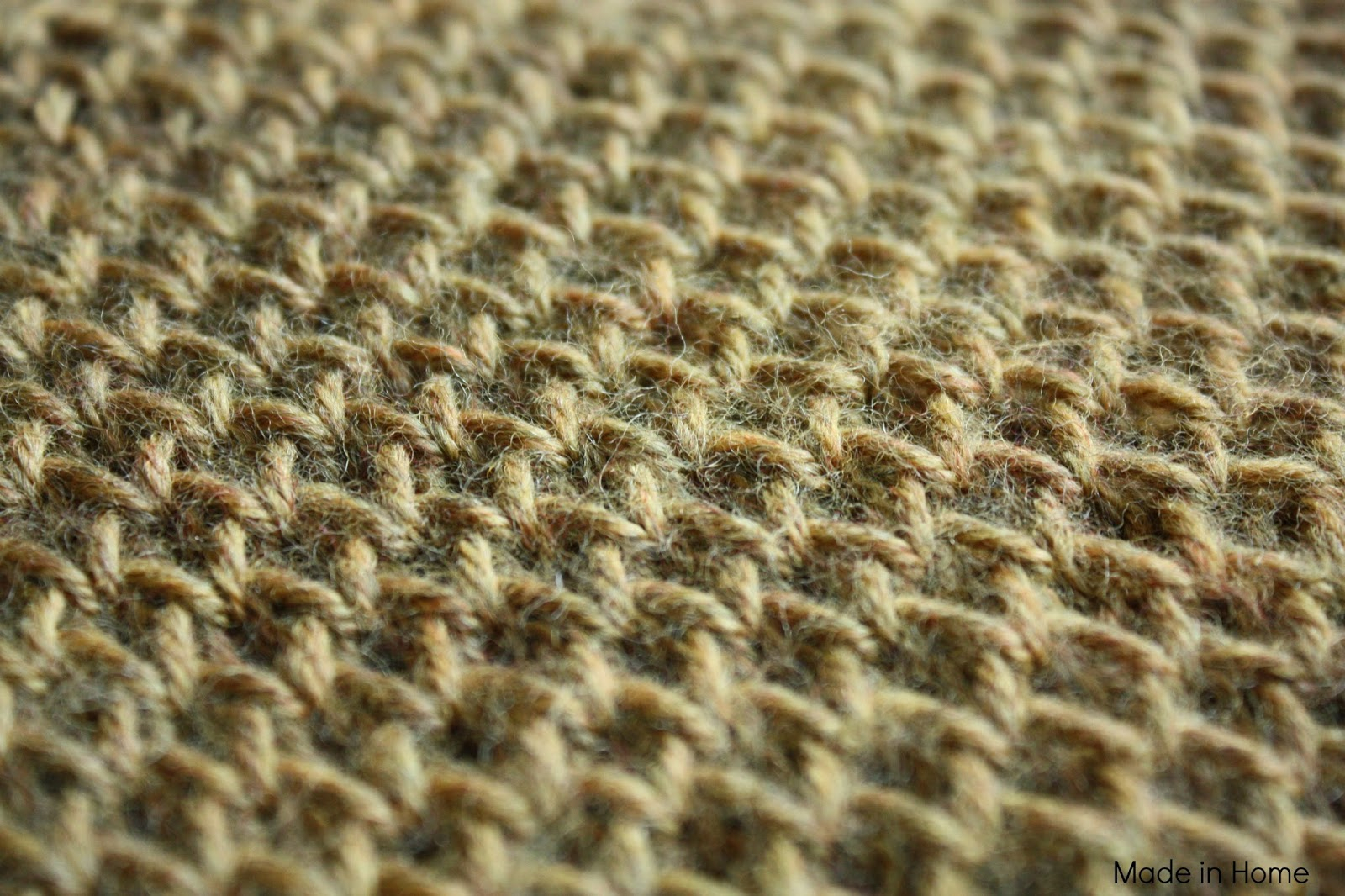 Honeycomb Knitting Stitch Pattern Made In Home Study Of Honeycomb Knitting