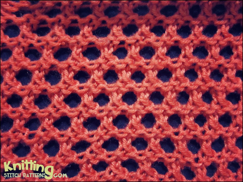 Honeycomb Knitting Stitch Pattern Open Honeycomb Knitting Stitch Patterns