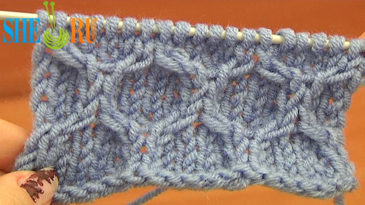 Honeycomb Knitting Stitch Pattern Sheruknitting Knitting Stitch Pattern Tutorial 14