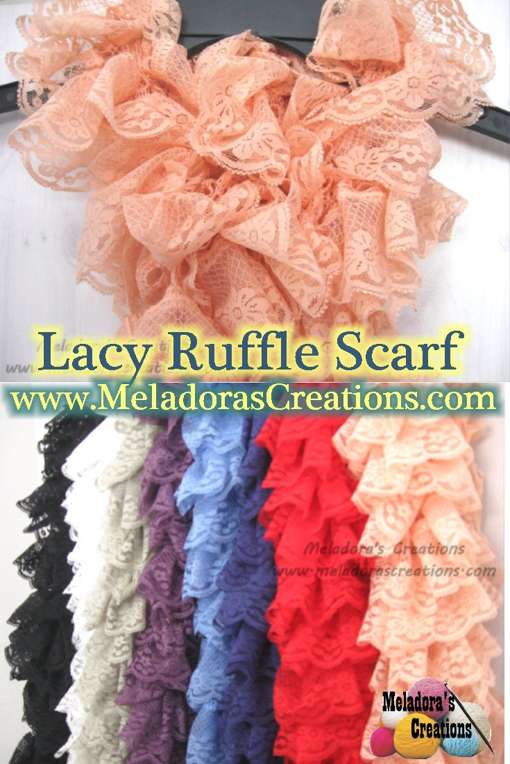 How To Knit A Ruffle Scarf Free Pattern Lacy Ruffle Scarf Free Crochet Pattern