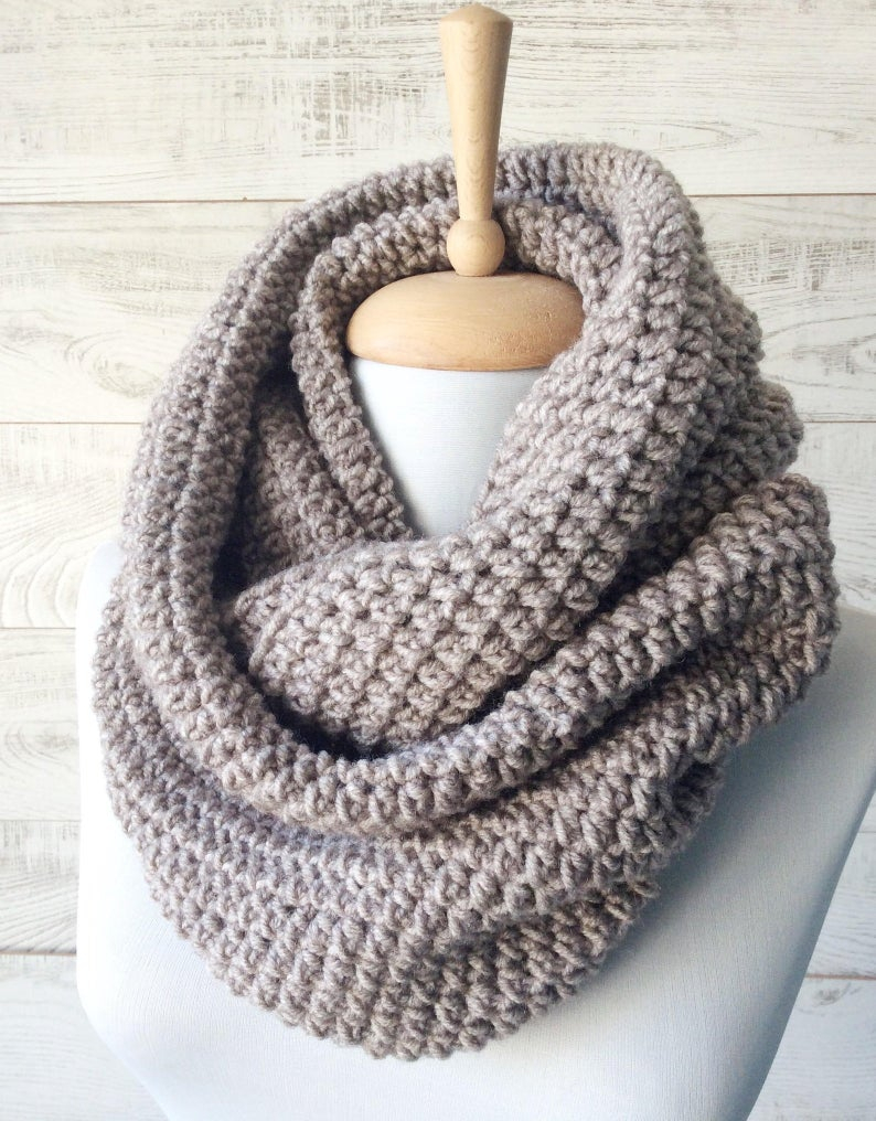 Infinity Scarf Knitting Pattern Chunky Free Chunky Knit Infinity Scarf Wool Scarf Chunky Knit Scarf Circle Winter Scarf Womens Scarf Fast Delivery