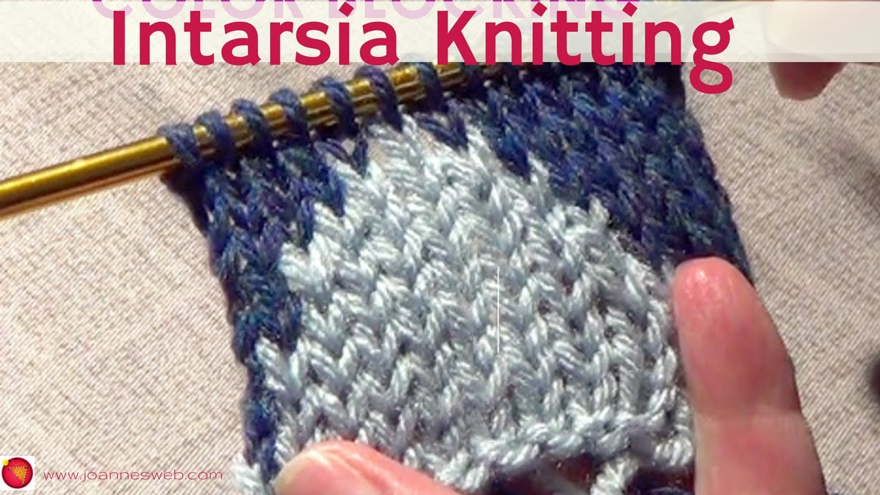 Intarsia Knit Patterns Knitting Color Blocking Two Color Knitting Intarsia