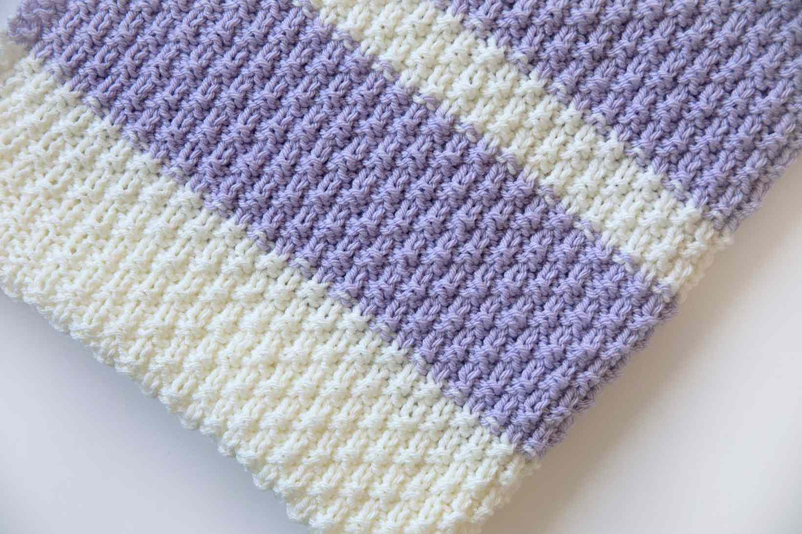 Irish Knit Baby Blanket Pattern Easy Ba Blankets In Garter Stitch