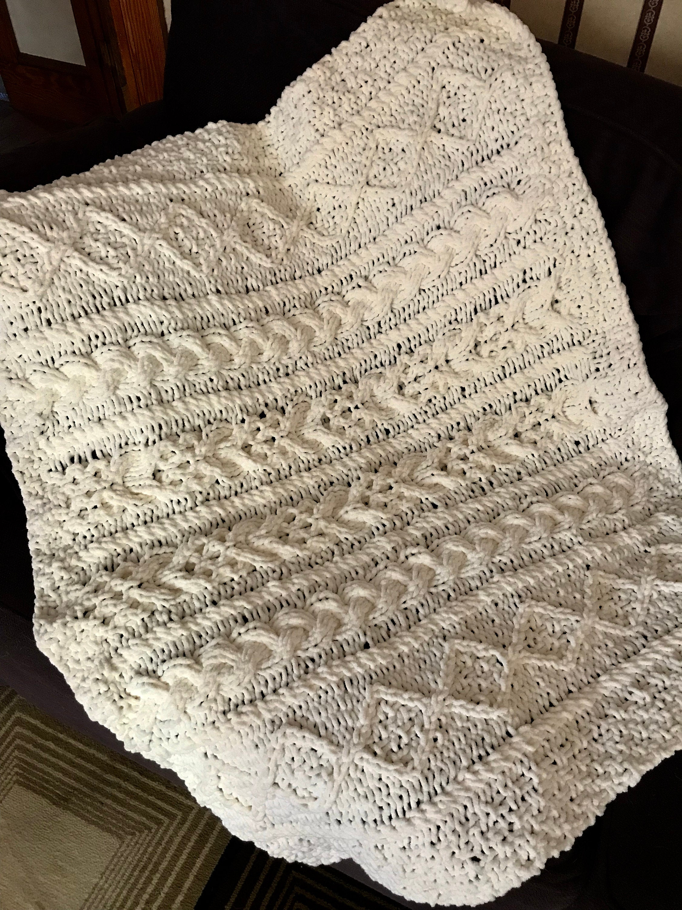 Irish Knit Baby Blanket Pattern Irish Ba Blankets Knit Crochet Blanket Ideas 2019