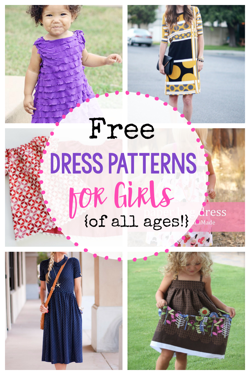 Jersey Knit Skirt Pattern 25 Free Dress Patterns For Girls Of All Ages Crazy Little Projects