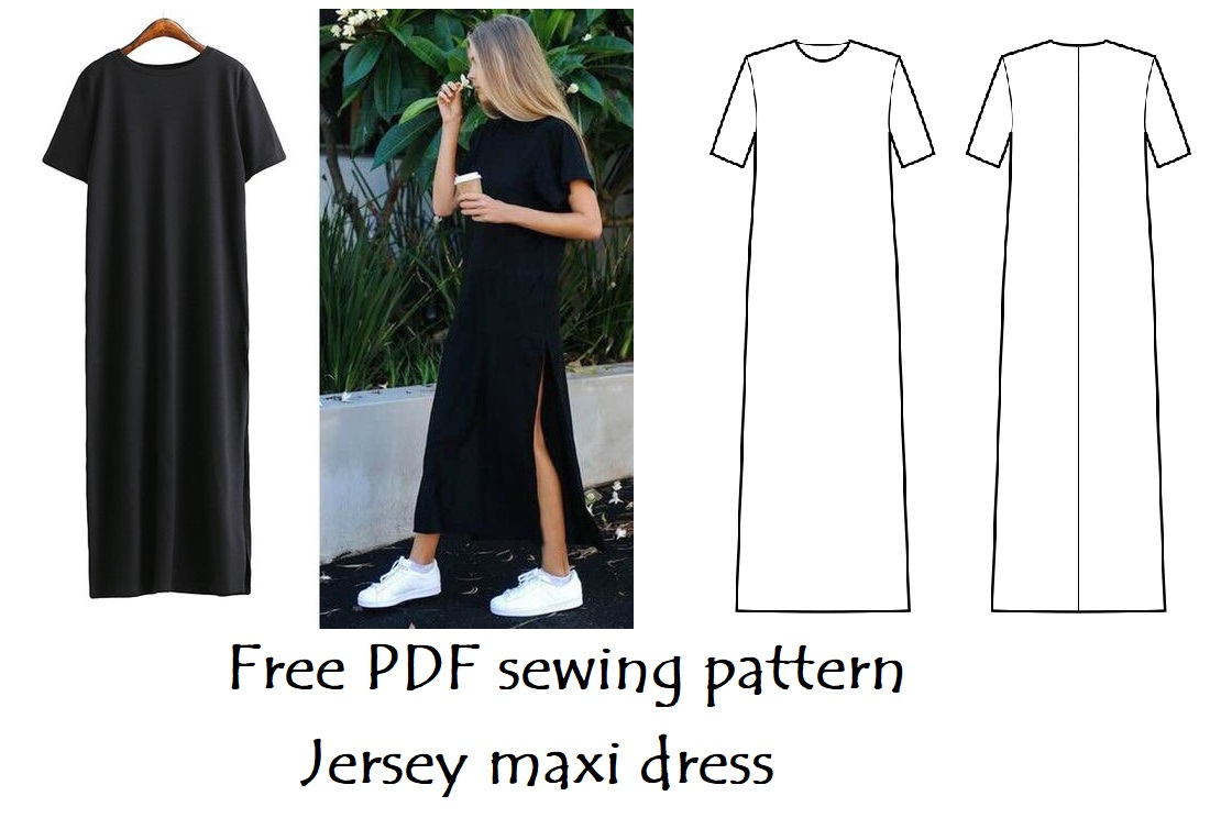 Jersey Knit Skirt Pattern The Little Sewist Jersey Knit Maxi Dress Pattern