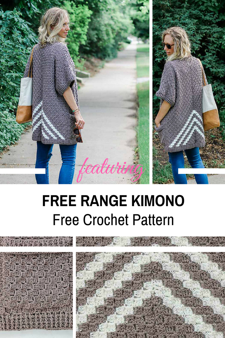 Kimono Sweater Knitting Pattern Surprisingly Easy C2c Crochet Kimono Sweater Made From Rectangles