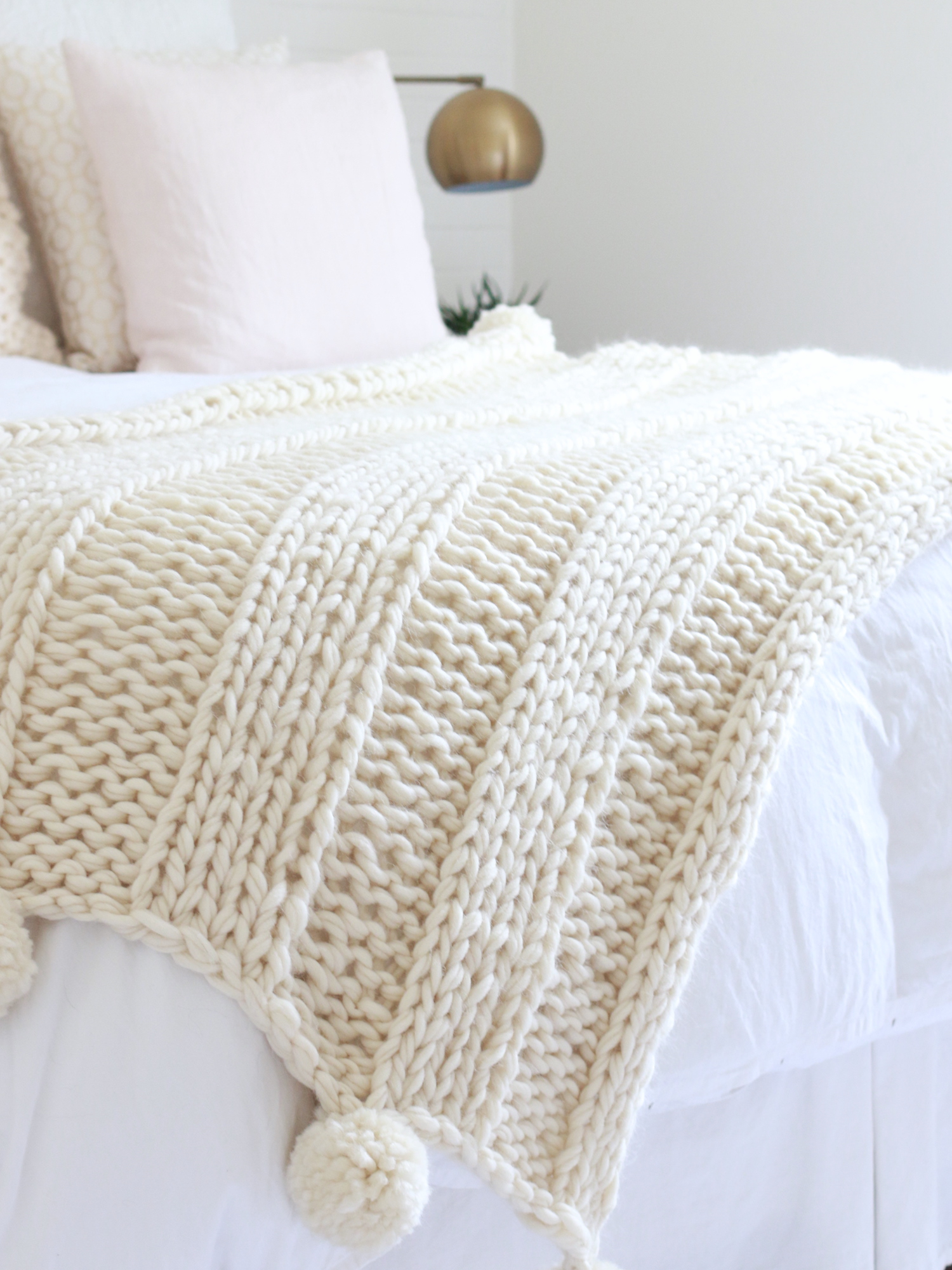 Knit Afghan Patterns Free Free Chunky Knit Blanket Pattern Knit A Blanket In A Weekend Easy