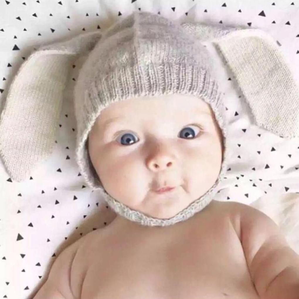 Knit Baby Bunny Hat Pattern Ba Rabbit Long Ear Knitted Hat Toddler Infant Bunny Beanie Cap Ba Autumn Winter Hat