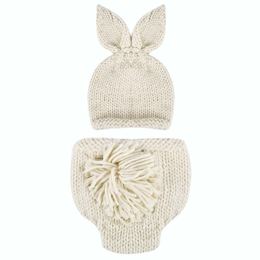 Knit Baby Bunny Hat Pattern Ewborn Photography Newborn Photography Ba Photo Props Crochet Knitting Ba Bunny Hat Rabbit Hats And Diaper Beanies And Pants Costum