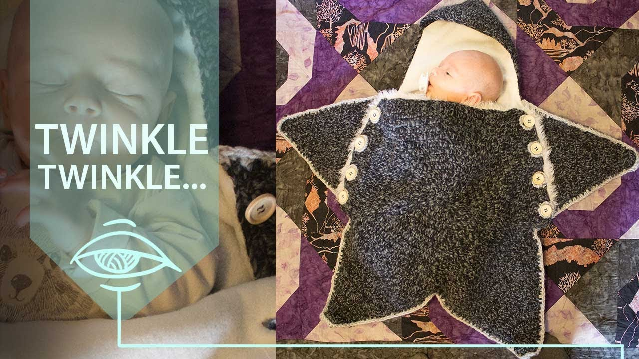 Knit Baby Bunting Pattern How To Crochet Star Ba Bunting Twinkle Twinkle Little Star