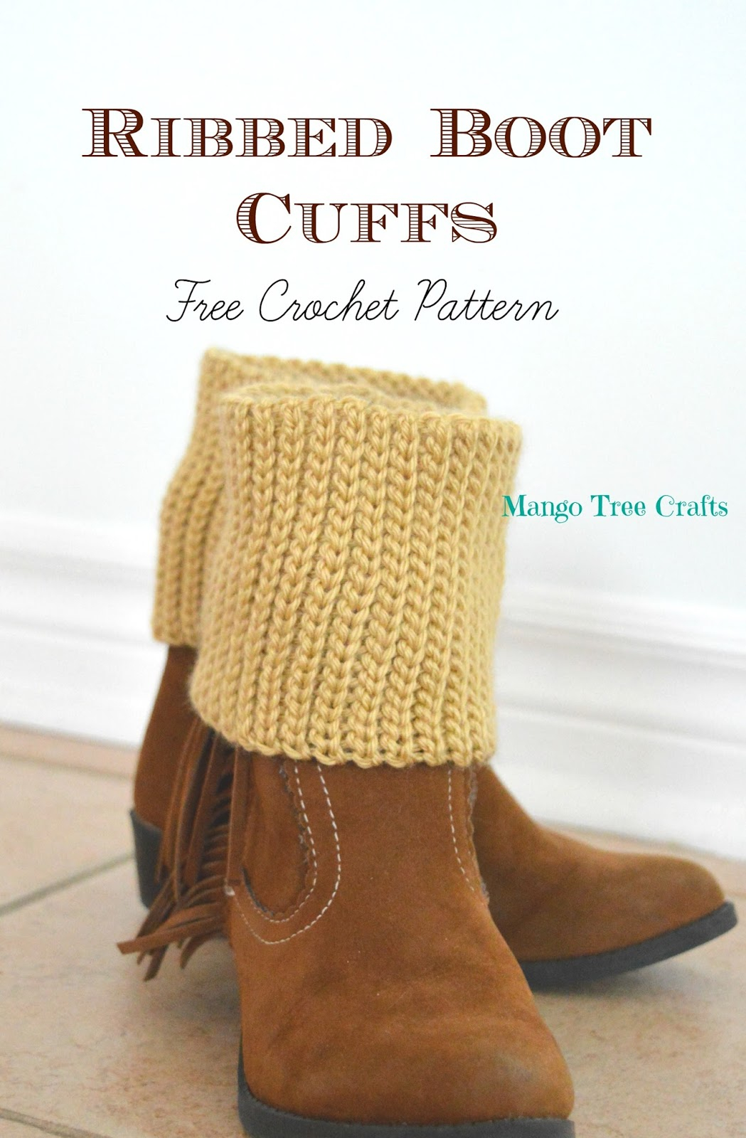 Knit Boot Cuffs Pattern Free Ribbed Boot Cuffs Free Crochet Pattern