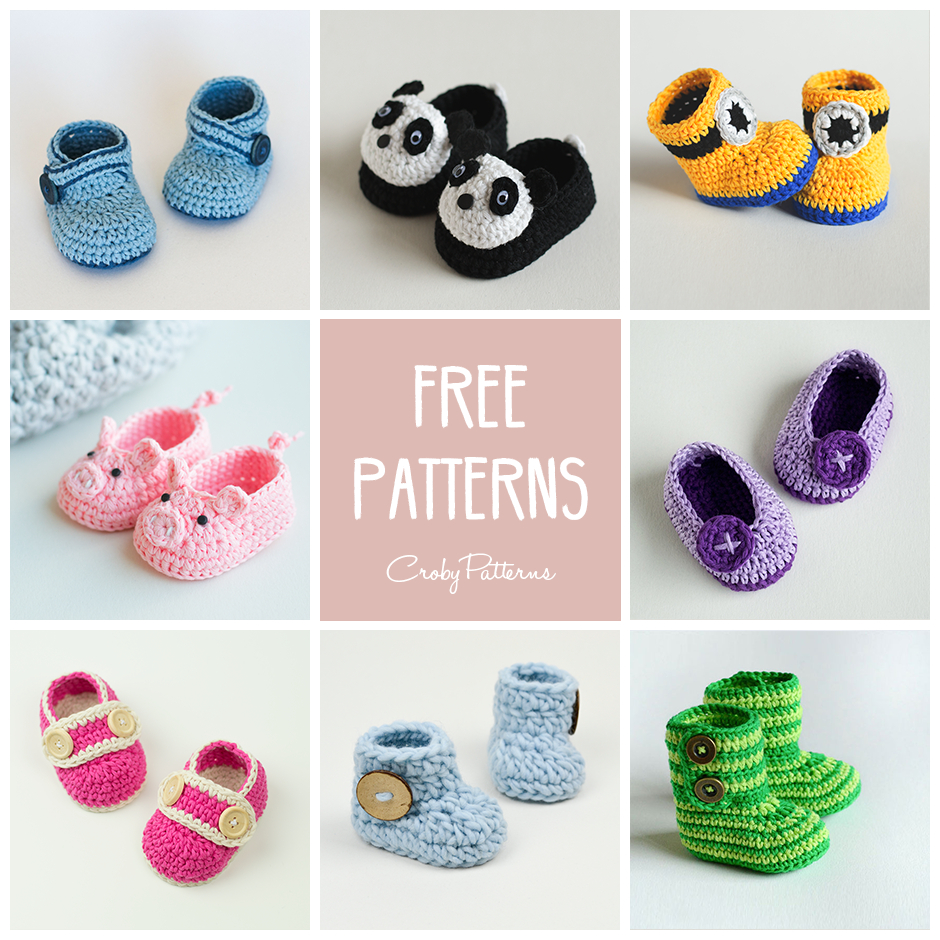 Knit Booties Pattern Free 8 Free Crochet Ba Booties Patterns Cro Patterns